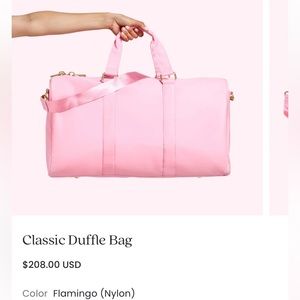 Stoney Clover Lane Flamingo Classic Duffle Bag